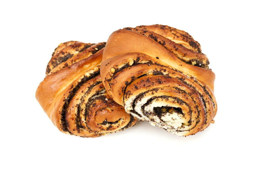 zdjęcie drożdżówki z makiem